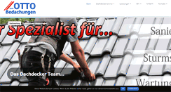 Desktop Screenshot of ottobedachungen.de
